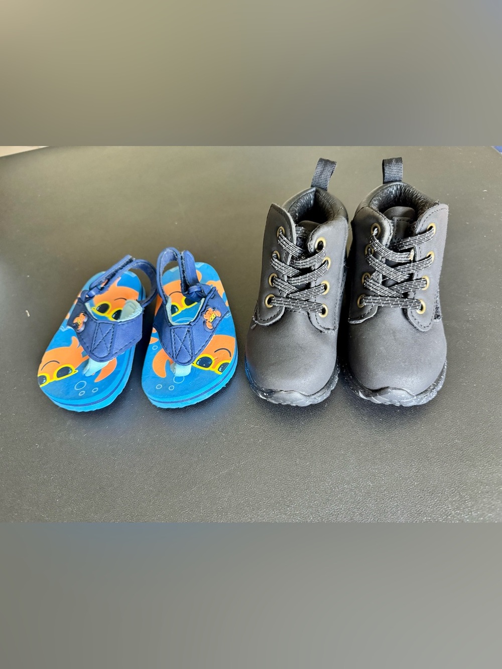 ✨New!Wonder Nation | Crab Sandals +Black Boots Bundle - Size 4C✨